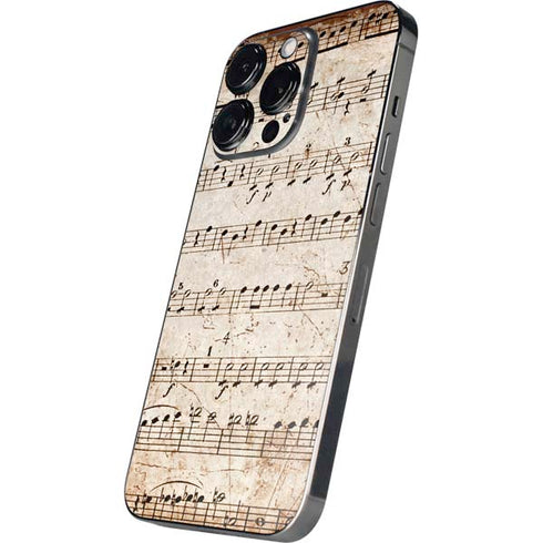 Antique Notes iPhone 14 Pro Skin